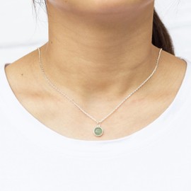 Philip Jones Green Aventurine Necklace