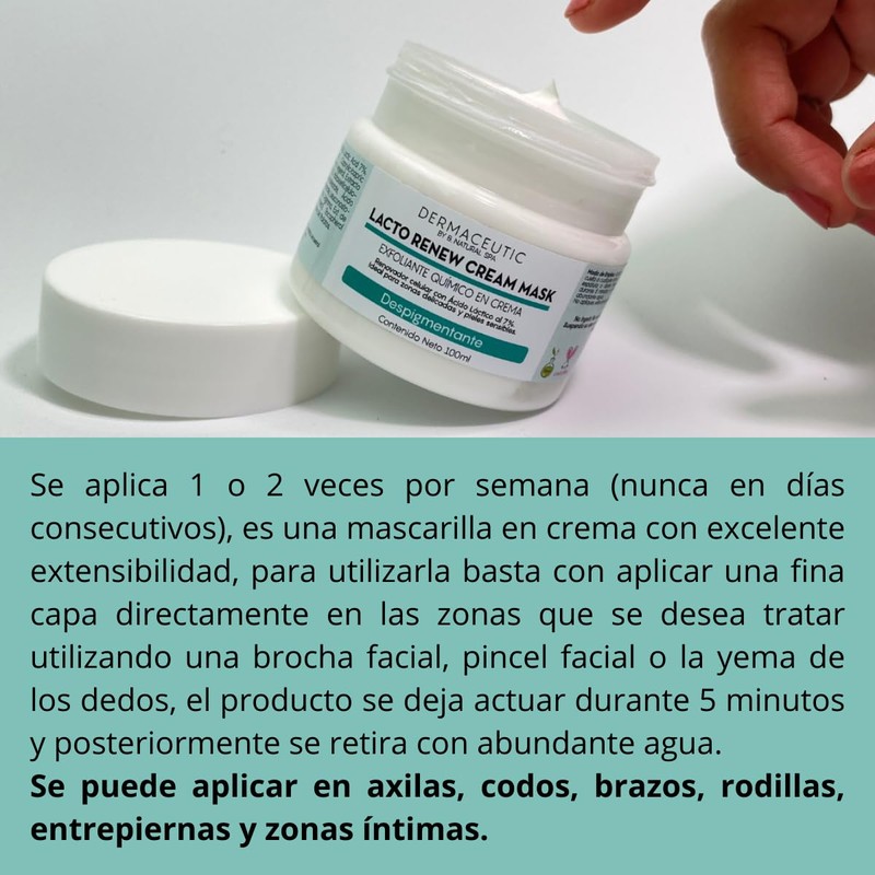 Lacto Renew Cream Mask Exfoliante Despigmentante