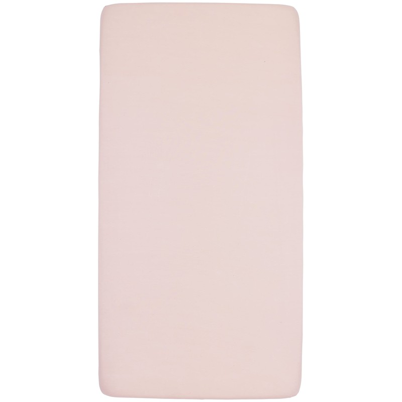 Meyco Baby Plain Fitted Sheet for Cot Bed (Flat Sheet