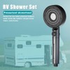 5-Mode High Pressure RV Handheld Shower Head with Filter