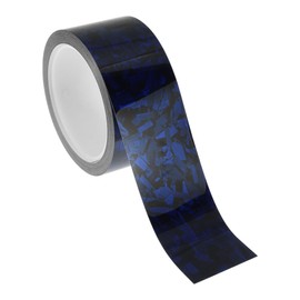 X AUTOHAUX Pinstripe Tape 30mmx8.5m Forging Pattern Car Stripes Pinstripe Decals for Car Motorcycle and Boat Racing Stripes DIY Stickers Blue 1 Pcs