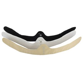 More of Me to Love 100% Cotton Bra Liner (3-Pack, Black/White/Beige, Large)