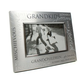 Grandchildren Satin Silver Photo Frame - Grandkids