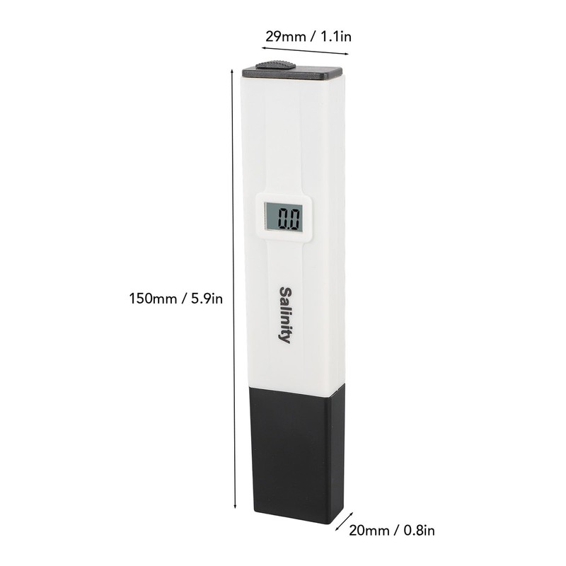Digital Salt Tester, Accurate Salinity Meter for Kitchen Food, Brine