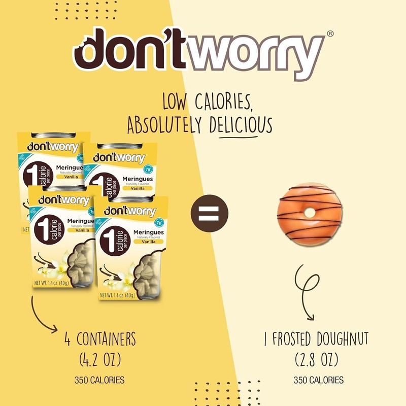 Don't Worry Meringue Cookies Keto Friendly | Vanilla | 2