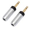3.5mm Repair Plug Solder Type Gold Plated Replacement Mono Male