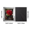 Calenzana 4 Pack 5x7 Sparkle Glass Picture Frame, Glitter Edge