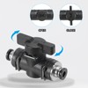 PATIKIL 4mm Pneumatic Ball Valve 4mm OD BUC Push-to-Connect Tube
