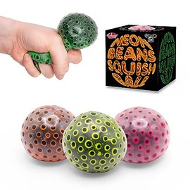 SCRUNCHEMS NEON BEANS SQUISH BALL