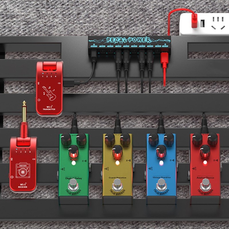 Sarini 8 Channel Power Supply for Guitar Pedal 9V 100mA/300mA