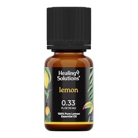 Healing Solutions Lemon Essential Oil - 0.33 Fluid Ounces