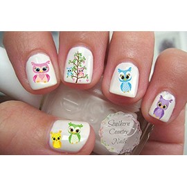 Owls Nail Art Decals