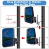 Golf Cart Mirror Universal with Turn Signal Light Golf Cart