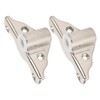 2PCS 1/2in Oarlock Socket 316 Stainless Steel Polished Finish Side