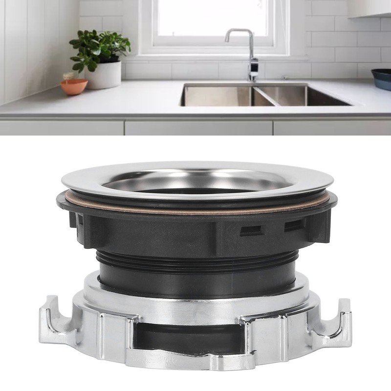114mm Garbage Disposal Sink Flange Kit with Splash Guard Stainless