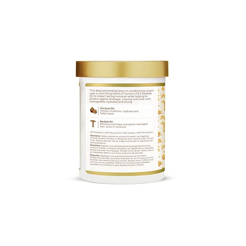African Pride Moisture Miracle Crema para El Cabello Sin Enjuague
