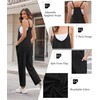 Ekouaer Womens Oversized Sleeveless Jumpsuit Adjustable Spaghetti Strap Rompers Overall