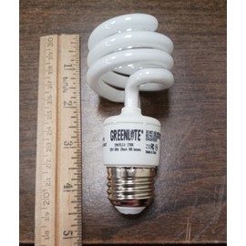 Greenlite 13W Light Bulbs - 60W Eqivalent - 900 Lumens 8,000 Hours 6 -Pcs