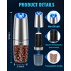 Gravity Electric Pepper and Salt Grinder Set, Salt and Pepper