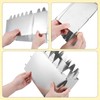 MorningRo 2 Pcs HVAC Metal Register Collar 4" x 10"