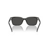 COACH Men's HC8398U Universal Fit Square Sunglasses, Transparent Dark Grey/Grey