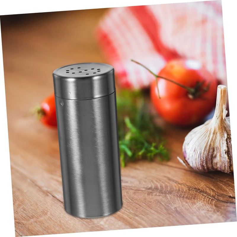 KONTONTY 304 Stainless Steel Seasoning Bottle Pepper Salt Shaker Set