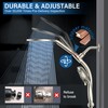 7.5" Rotatable Dual Shower Head with Handheld Combo, Kids Friendly