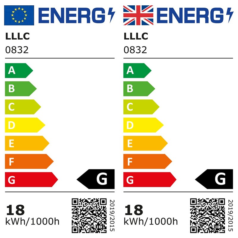 Round 18w LED Ceiling Light IP65 6500k Bright Daylight Surface