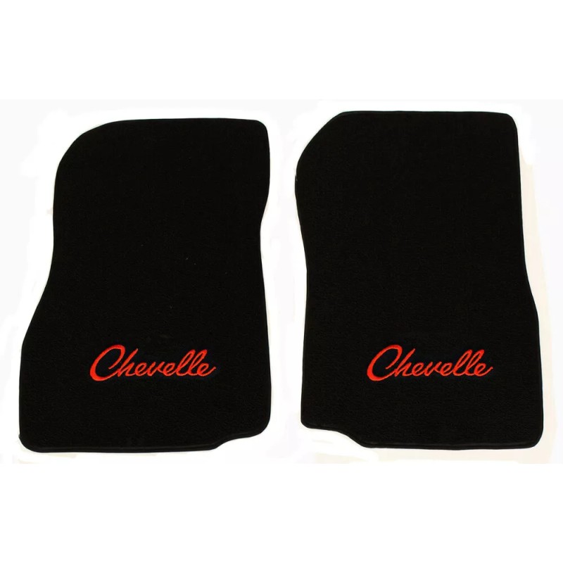 AFM NEW! 1968 - 1972 CHEVELLE Floor Mats Black Carpet