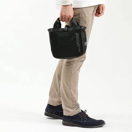 Manhattan Portage Black Label Genuine Genuine Tote Bag SUNSET PARK TOTE RIPSTOP NYLON BAG (XS), Black