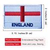 EmWoot 2PCS England Flag Patch Embroidered Morale Patch Military Tactical