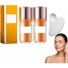 2Pcs Crema Contorno De Ojos Y Herramienta Facial GuaSha