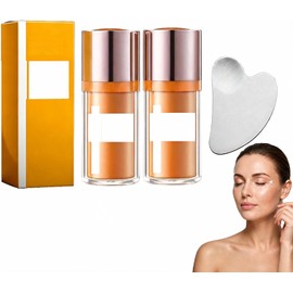 2Pcs Crema Contorno De Ojos Y Herramienta Facial GuaSha