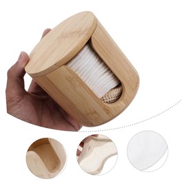 BIUDECO Face Makeup Remover Pads Set Bamboo Fiber Rounds Gentle Wash Reusable Portable