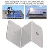 4 Sets Solar Panel Z Bracket Aluminium Alloy Installation Accessory