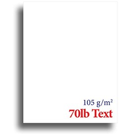 Monarch Executive Letterhead - 7.25 x 10.5 inch - Quality Blank White 70lb Text (105gsm) Stationery Paper (100 Sheets)