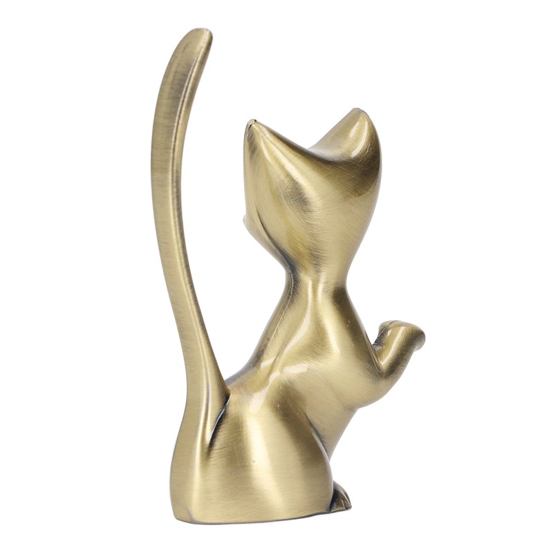 Cat God Ring Holder Cat God Design Zinc Alloy Sturdy