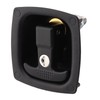 T Handle Door Latch 4x6mm Hole Spacing Zinc Alloy Folding