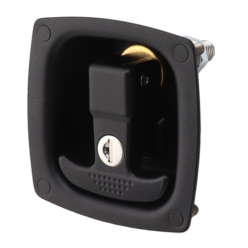 T Handle Door Latch 4x6mm Hole Spacing Zinc Alloy Folding