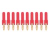 10Pcs Banana Plug 4.0mm Male to 2mm Female Connector 30V