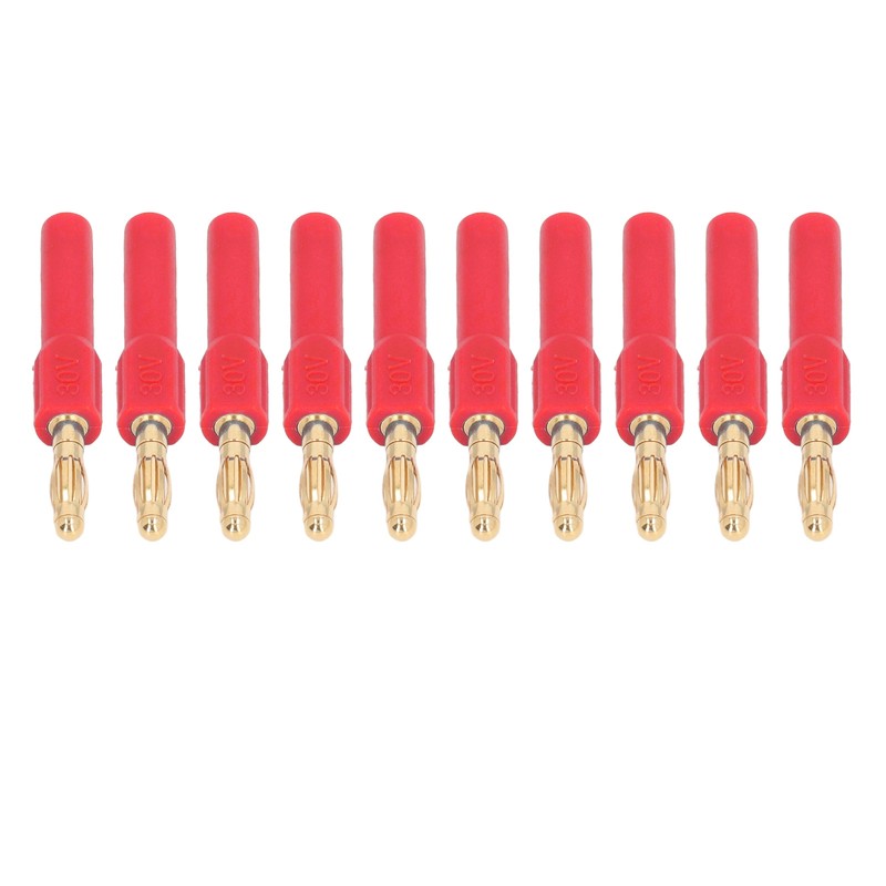 10Pcs Banana Plug 4.0mm Male to 2mm Female Connector 30V