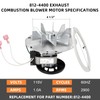 Hiorucet 812-4400 Exhaust Blower Motor for PelPro PP130 PP60 PP130-B