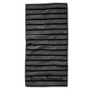 BVB Shower Towel 140 x 70 x 1 cm Grey/Black