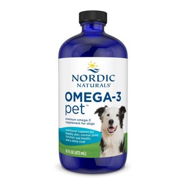 Nordic Naturals Omega-3 Pet, Unflavored - 16 oz - 1380 mg Omega-3 Per Teaspoon - Fish Oil for Large to Very Large Dogs with EPA & DHA - Promotes Heart