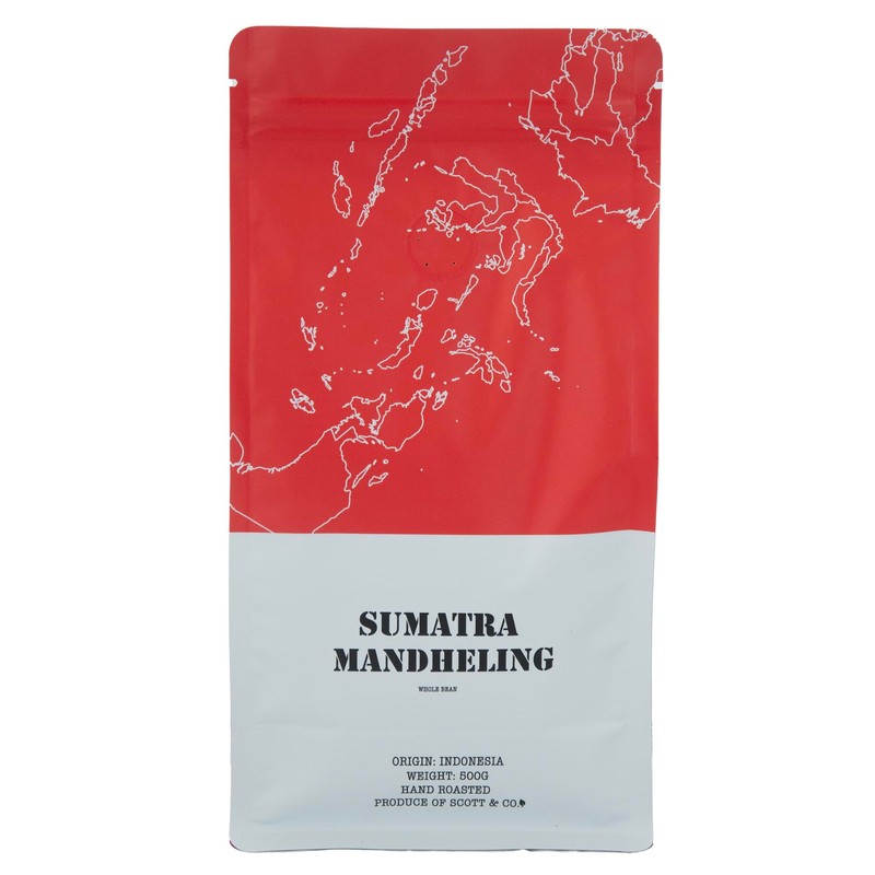 Sumatra Mandheling Coffee Beans. Medium Roast Whole Coffee Beans, Single