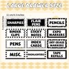 42 Pieces Teacher Toolbox Labels Tool Box Storage Label Classroom