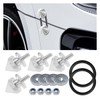 14 Pieces Bumper Quick Release Kit, Front Rear Bumper Fenders