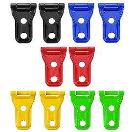 TOTMOX Front Engine Hood Hinge Cover Trim Exterior Accessories Decoration Compatible with Jeep JL JLU Wrangler & Unlimited 2018-2021 (2 PCS) Blue