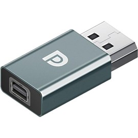 AYMBH 8K DisplayPort Male to Mini DisplayPort Female Adapter, 1.4 UHD HDR DP Extender for Laptop, PC, Monitor, Backward Compatible with 4K@120Hz, Plug & Play with Aluminum Alloy Shell, Compact Design