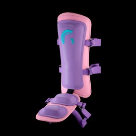 Guardian Legion Hard Shell Pro Baseball Leg Guard - Purple Hot Pink